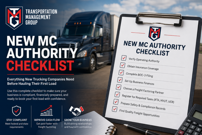 New MC Authority Checklist